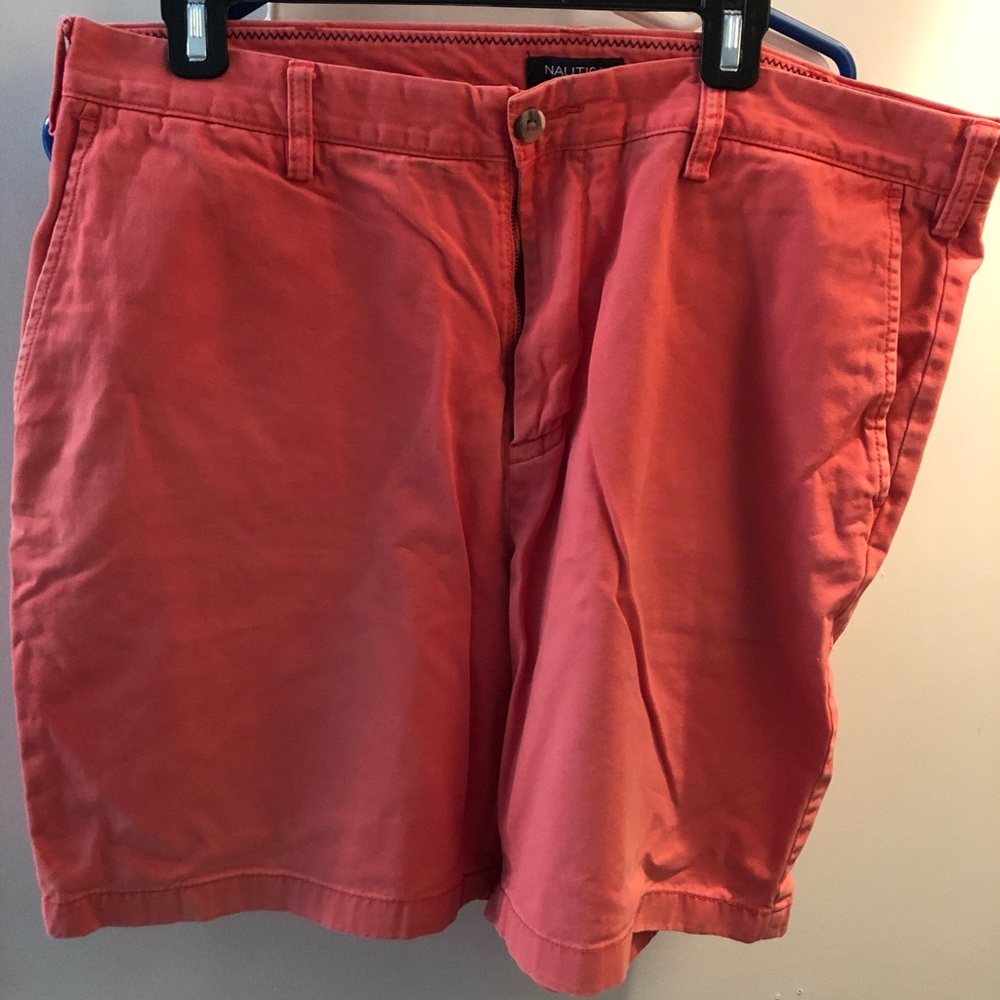 Classic Salmon pink Nautica deck shorts size 38
